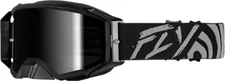 Fly Racing 37-5516 Zone Elite Goggle Grey/Black w/Black Mirror/Smoke Lens