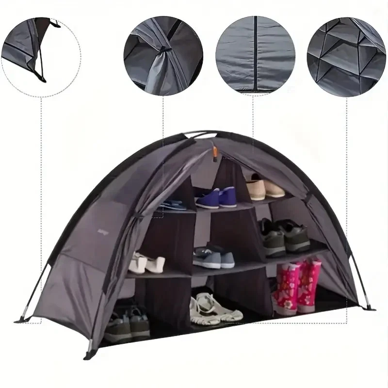 Portable Outdoor Storage Tent with High Quality & Sun-Resistant Fabric - Large C