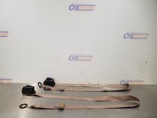 95 Chevy Silverado 3500 Extended Cab Rear Seat Belt Retractor Set Pair Beige