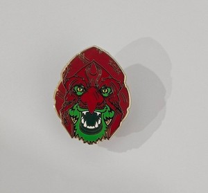 Battle Cat Enamel Pin - He-Man MOTU Masters of the Universe Cringer Prince Adam