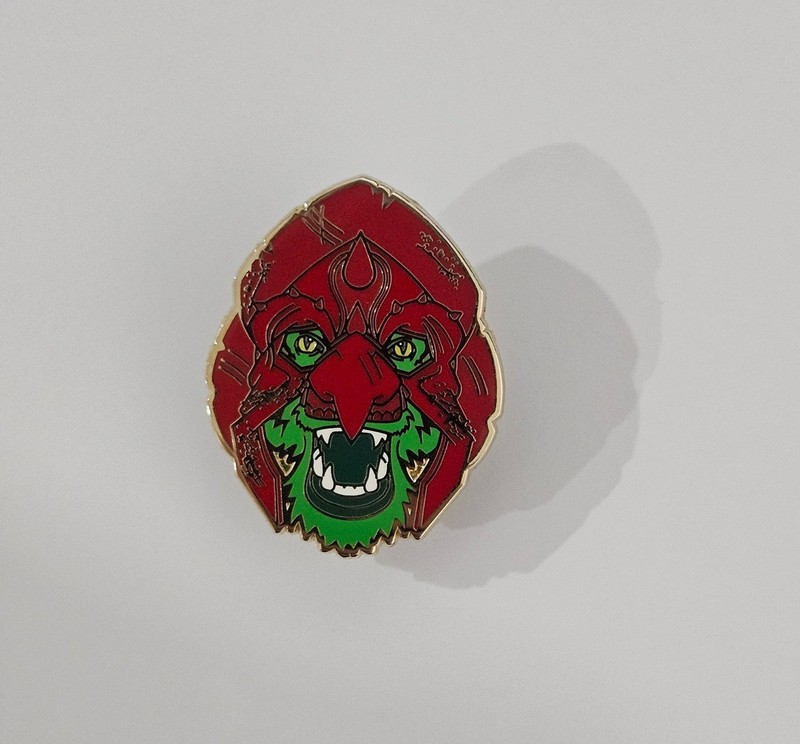 Battle Cat Enamel Pin - He-Man MOTU Masters of the Universe Cringer Prince Adam