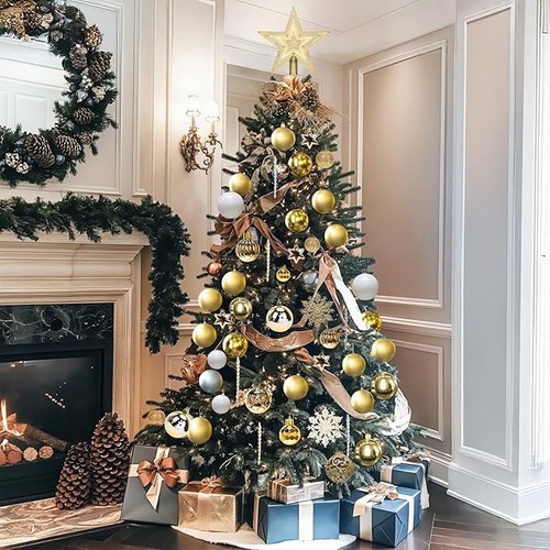 Palline palline albero di Natale decorazioni infrangibili decorazioni casa addobbi natale - Foto 2 di 6