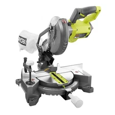 Ryobi P553 18-Volt  Cordless 7"-1/4" Compound Miter Saw With Blade And Blade