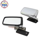 FIT FOR DATSUN 620 720 120Y 520 521 B310 PICK UP TRUCK CHROME DOOR MIRROR PAIR