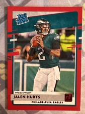 2020 Panini Donruss - Rated Rookie Jalen Hurts #314 Press Proof Red (RC)
