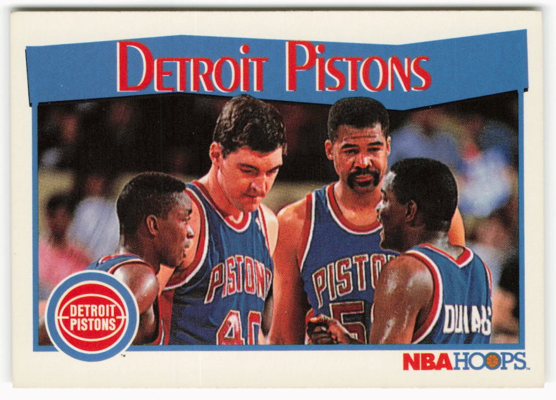 1991-92 Detroit Pistons Isiah Thomas NBA Hoops - Detroit Pistons