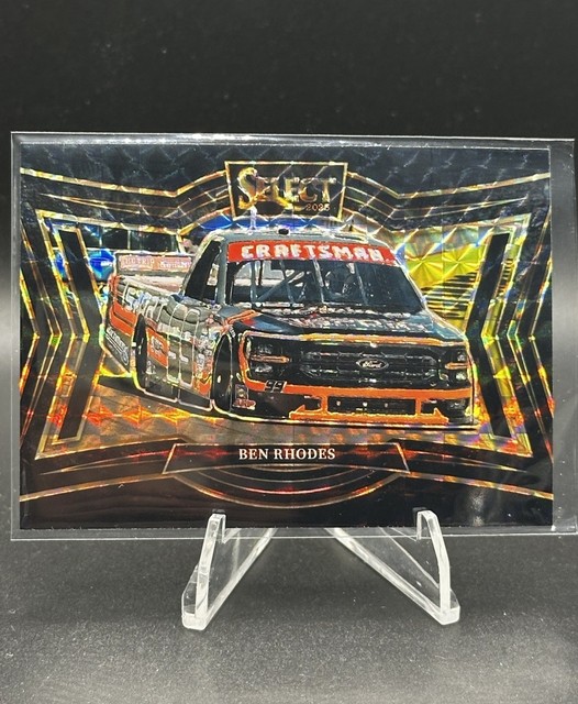 BEN RHODES 2025 Panini Select NASCAR Pit Road BLACK FINITE 1/1 One Of One #188