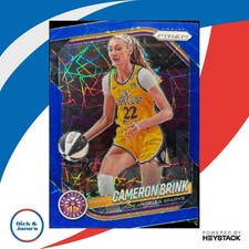 2025 Panini WNBA Prizm Cameron Brink Blue Velocity Prizms #87 Los Angeles Sparks