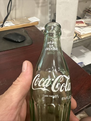 COCA COLA Bottle 6 1/2 oz Green Glass Dover Del. - Picture 4 of 5