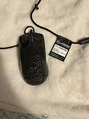 Glorious Model O Wired USB Optical Gaming Mouse 12000 DPI 6-Button Black