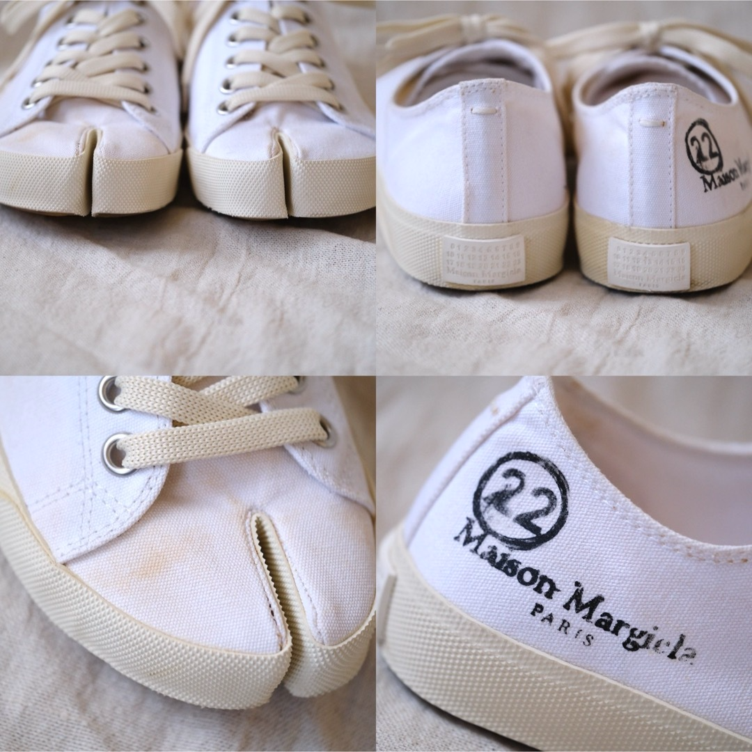 Maison Margiela Tabi Canvas Sneakers White EU 37 US 6.5