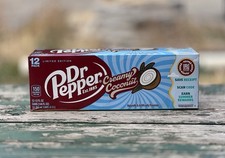 12-Pack DR PEPPER Creamy Coconut LIMITED EDITION 12-fl oz Cans