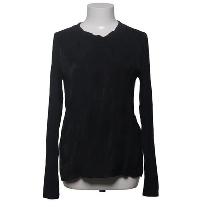 Rue de Femme, Top, Größe: M, Schwarz, Baumwolle/Polyester/Viskose, Streifen #e0y