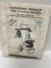 Generac 3000CP Service Manual Pressure Washer 0778-1 B1258