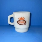 Burger Queen Vintage Fire King Anchor Hocking Coffee Cup Mug
