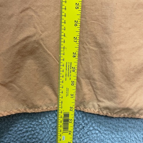 ORVIS Buzz Off Shirt Mens L Insect Shield Outdoor Peach Long Sleeve Nylon - Picture 8 of 9