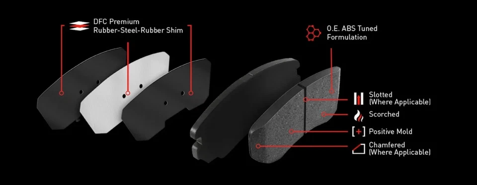 For Mercedes-Benz SL500 94-98 Brake Kit DFC Drilled & Slotted Front Brake Kit w Foto 3 de 3