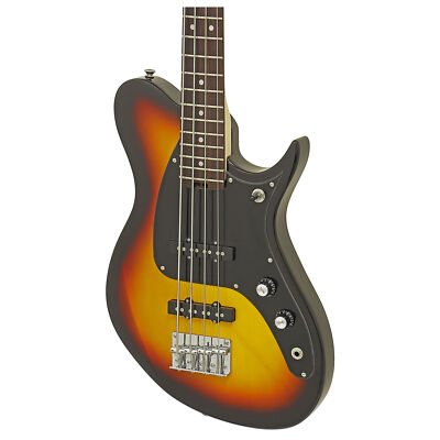 Aria Pro II J-B Jet Series Bass Guitar - 3-Tone Sunburst