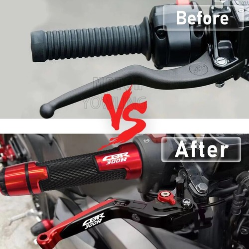 Para HONDA CBR 300F 300R 2014-2021 Motocicleta Embrague Palancas Manillar Empuñadura - Imagen 2 de 24