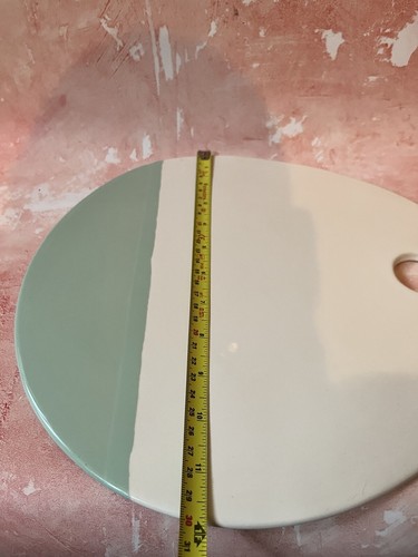 Plato de queso grande de cerámica verde menta blanca Jamie Oliver - Imagen 8 de 8