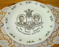 THE ROYAL WEDDING Myott-Meakin LADY DIANA PRINCE CHARLES 10" Plate England