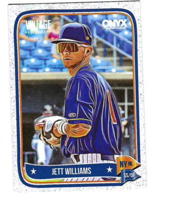 JETT WILLIAMS 2024 ONYX VINTAGE BASEBALL PROSPECT CARD | eBay