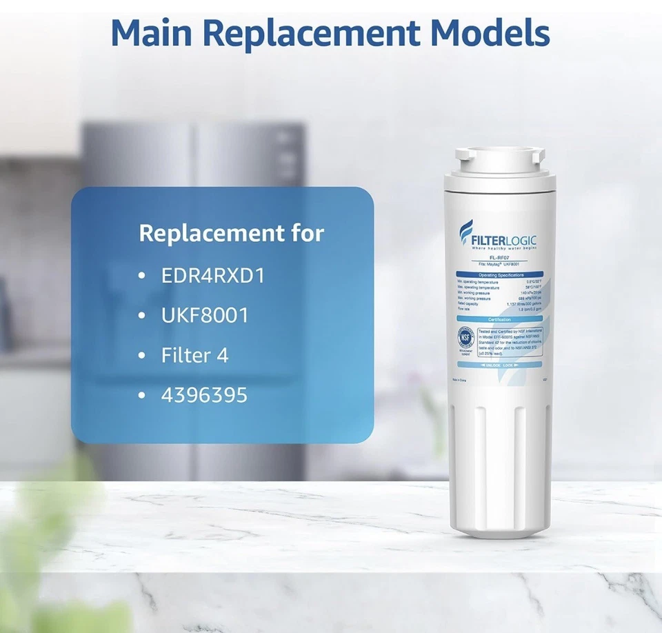 Filterlogic UKF8001 Replacement for EveryDrop Filter 4 - Image 3 of 4