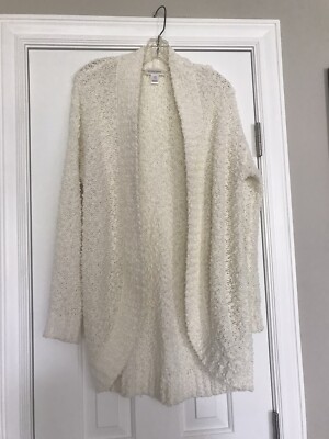 Soft Ivory Cardigan for Before During & After Maternity Med Motherhood Maternity