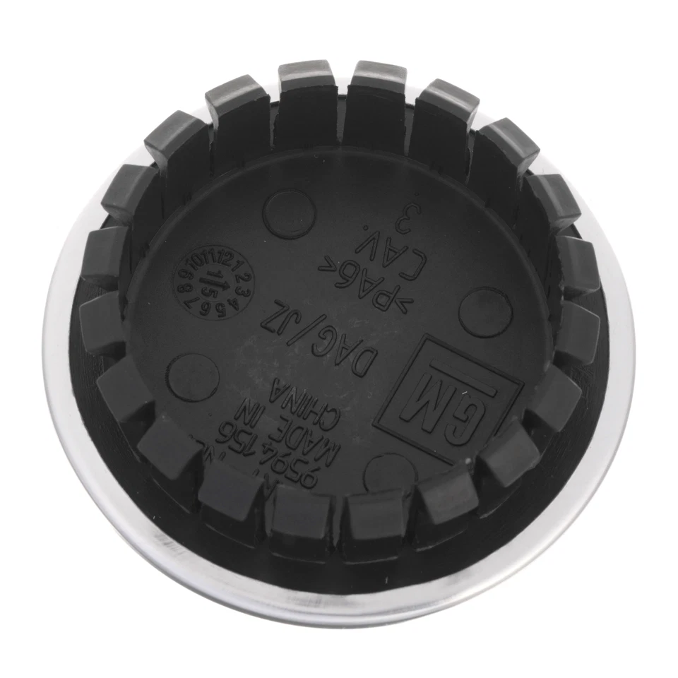 Оригинальный новый серебристый центральный колпак ступицы колеса Chevrolet 2006-2016 годов выпуска с галстуком-бабочкой 9597551 - Изображение 2 из 3