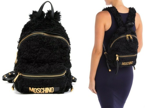 fluffy moschino bag