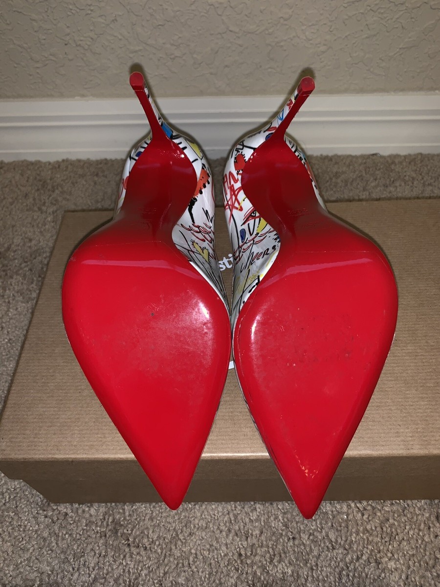 Christian Louboutin Pigalle Follies 36.5 Loubitag Graffiti Christian Louboutin Pigalle Follies 36.5 Loubitag Graffiti