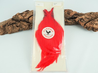 NEW/OLD SHOP STOCK - D J HACKLE (ENGLAND) GRD 2 (RED) HACKLE- FLY TYING MATERIAL