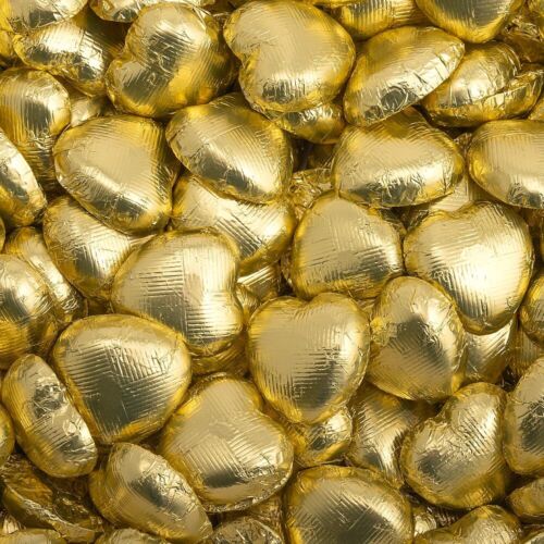 Milk Chocolate Foil Wrapped Hearts (x82 Hearts) - Picture 2 of 46