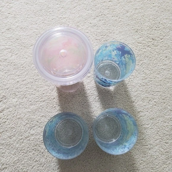 Conjunto de copos e copos de acrílico Lilly Pulitzer - Imagem 4 de 4