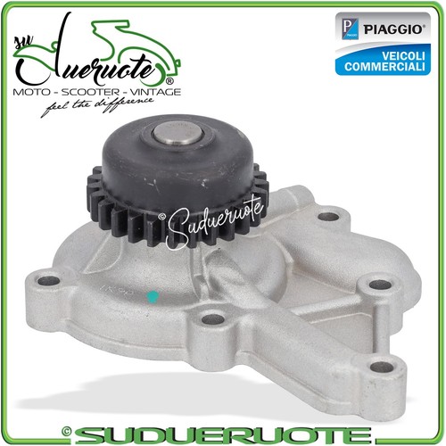 Pompa Acqua con Guarnizione per Piaggio Porter 1200 Diesel 2011-2015 D120 Maxxi - Foto 5 di 24
