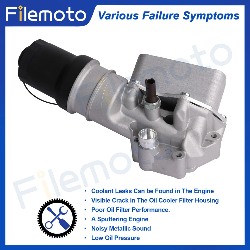 Oil Cooler Filter Housing for VW Beetle Golf Jetta Rabbit Passat Audi TTRS 2.5L - Image 4 of 4