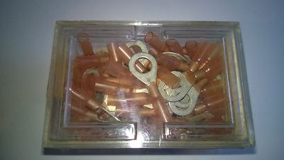 100x RAYCHEM DR-2-80 Ringkabelschuh   Ringzunge Diam. 8mm   Heat shrinkable