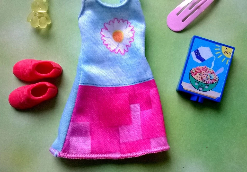 🌻Mattel Barbie Babysitter Inc Skipper 娃娃 衣服、配件和鞋子 HTF🍃 — 第 3/3 张图片