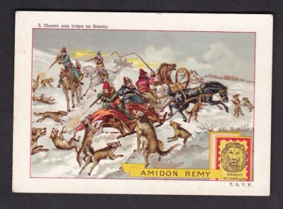 Werbung Inland Frankreich Amidon Remy Waschpulver ? Russische Wolfsjagd