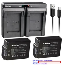 Kastar Battery Dual USB Charger for Nikon EN-EL21 Battery & Nikon 1 V2 Camera