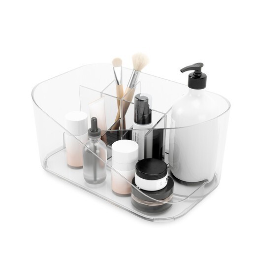 Umbra Glam Organizer per Cosmetici, Accessori e Trucchi con Interno Rimovibile