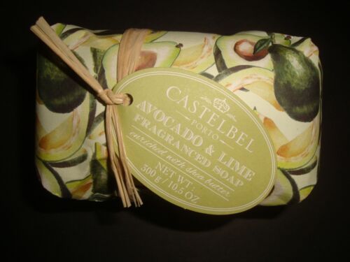 New Castelbel Made in Portugal 10.5oz/300g Luxury Bath Bar Avocado & Lime - 第 1/1 張圖片