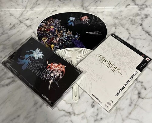 Final Fantasy Dissidia Promo Collector’s Desk Calendar Slip Cover And Fan PSP - Picture 13 of 13