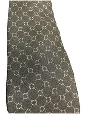 Brooks Brothers Dark Green Olive Geometric Link Tie