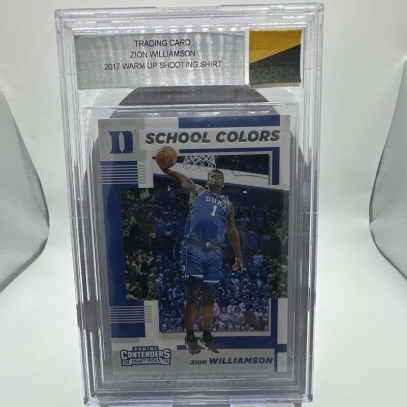 Panini Contenders Draft Picks School Colors #1 Zion Williamson Duke