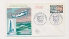 D340426 France FDC Aviation - Aircraft 40th Anniversary Crossing North Atlantic