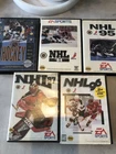 Sega Genesis hockey games Lot: NHL 92,94,95,96,97 Hockey -5 Games