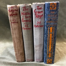 4 by J. S. Fletcher - Mysteries -Hardcover - Choose Your Favorite