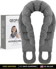 Extra Long Weighted Microwavable Heating Pad for Neck  Shoulders, 33" x 6