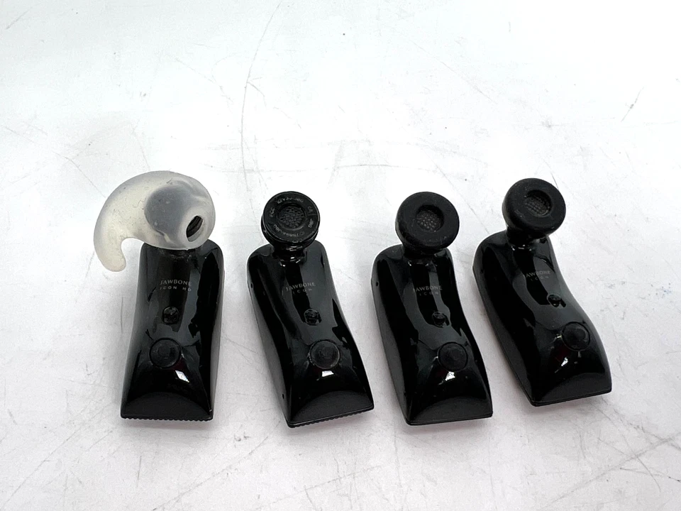 Jawbone Icon HD & 3 Jawbone Icon Bluetooth Wireless Headset - Blue & Black - Image 2 of 2